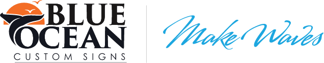 Blue Ocean Custom Signs Logo